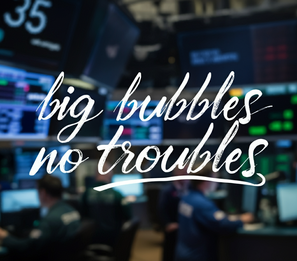 Big bubbles, No troubles