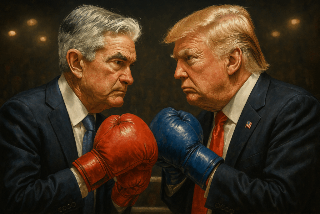 Rate Showdown: Powell vs. Trump