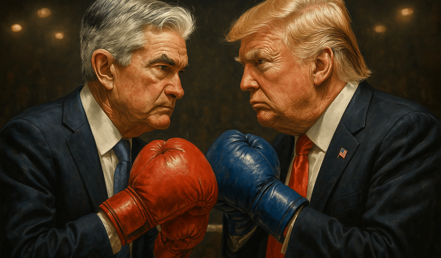 Rate Showdown: Powell vs. Trump